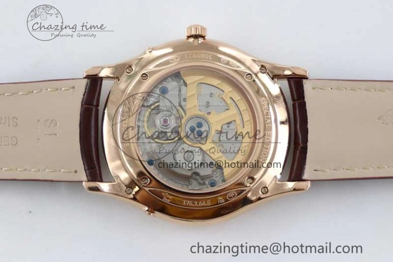 Vibrant Master Ultra Thin Moon 1362520 RG Q8F 1:1 Best Edition White Dial on Brown Leather Strap A 7429
