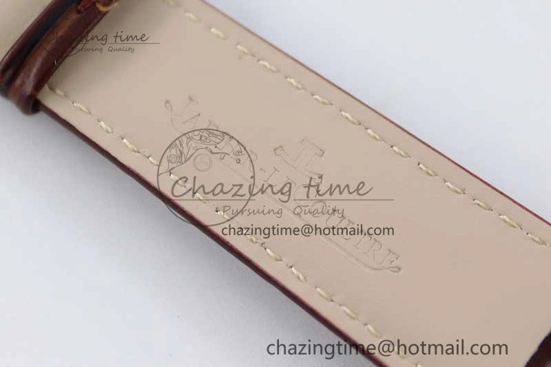 Vibrant Master Ultra Thin Moon 1362520 RG Q8F 1:1 Best Edition White Dial on Brown Leather Strap A 7429