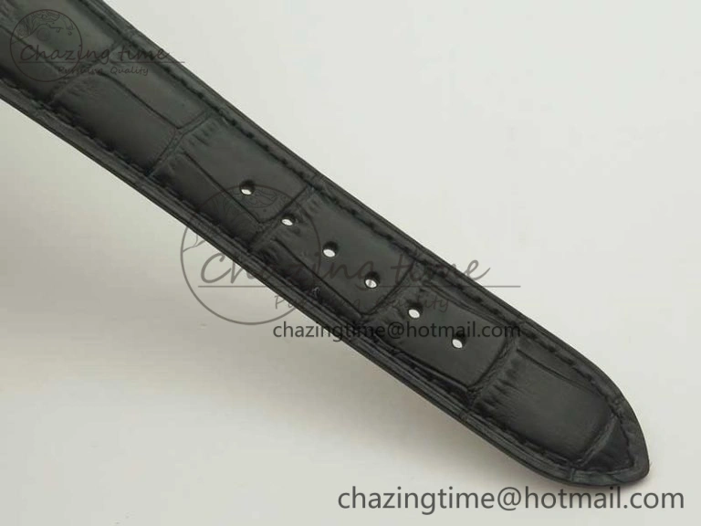 Functional Master Ultra Thin Moon 1362520 RG ZF 1:1 Best Edition Gray Dial on Black Leather Strap A 7474