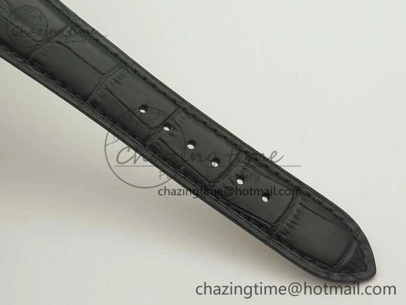 Functional Master Ultra Thin Moon 1362520 RG ZF 1:1 Best Edition Gray Dial on Black Leather Strap A 7474