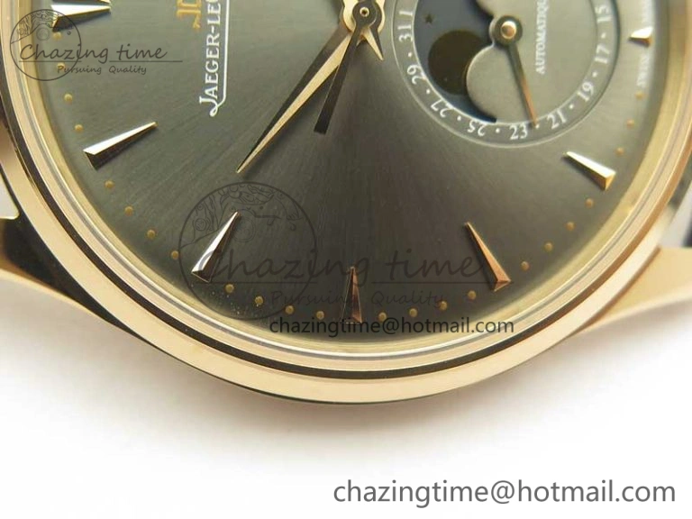Functional Master Ultra Thin Moon 1362520 RG ZF 1:1 Best Edition Gray Dial on Black Leather Strap A 7474