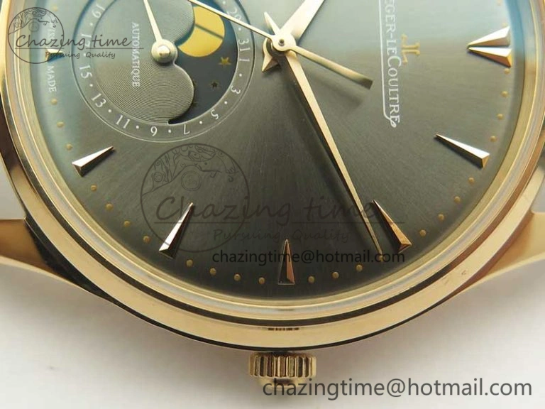 Functional Master Ultra Thin Moon 1362520 RG ZF 1:1 Best Edition Gray Dial on Black Leather Strap A 7474