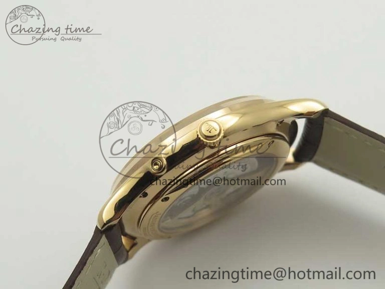 Master Ultra Thin Moon 1362520 RG ZF 1:1 Best Edition White Dial on Brown Leather Strap A StreetReady 7484