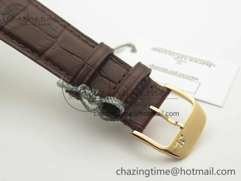 Master Ultra Thin Moon 1362520 RG ZF 1:1 Best Edition White Dial on Brown Leather Strap A StreetReady 7484