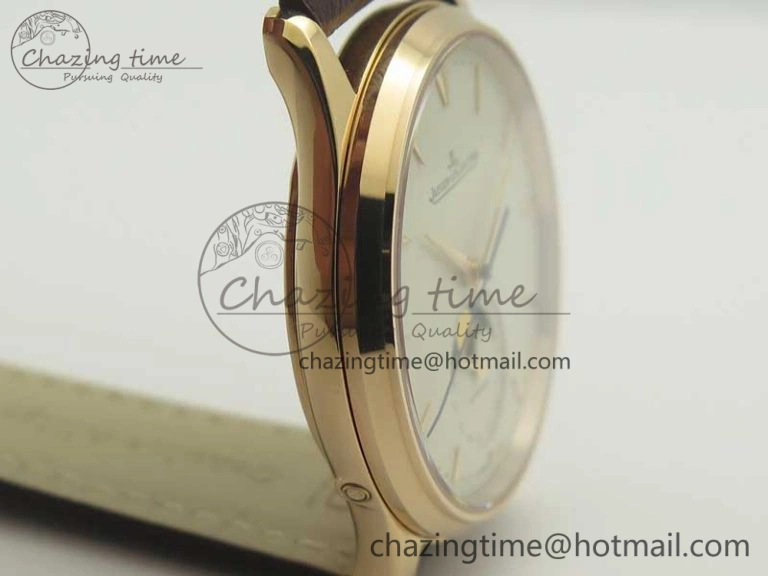 Master Ultra Thin Moon 1362520 RG ZF 1:1 Best Edition White Dial on Brown Leather Strap A StreetReady 7484