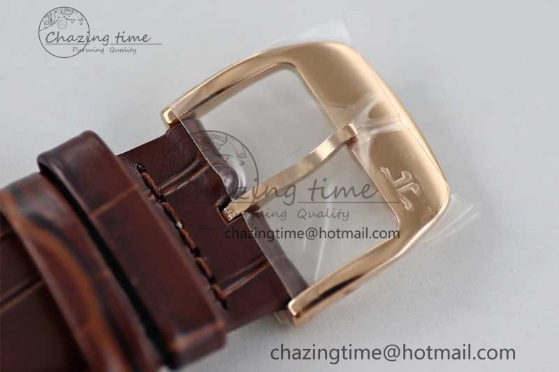 Sleek Master Ultra Thin Moon 136255J RG Q8F 1:1 Best Edition Gray Dial on Browm Leather Strap A 7432