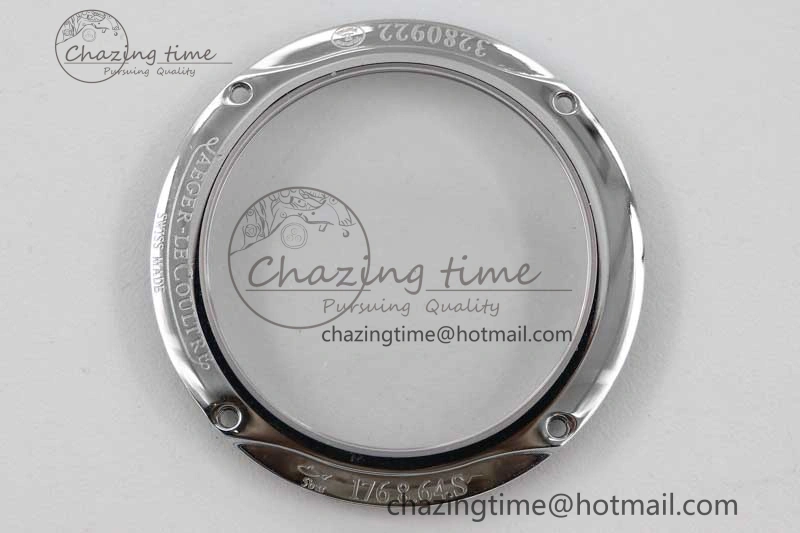Master Ultra Thin Moon 1363540 SS Q8F 1:1 Best Edition Gray Dial on Black Leather Strap A Stretchable 7435