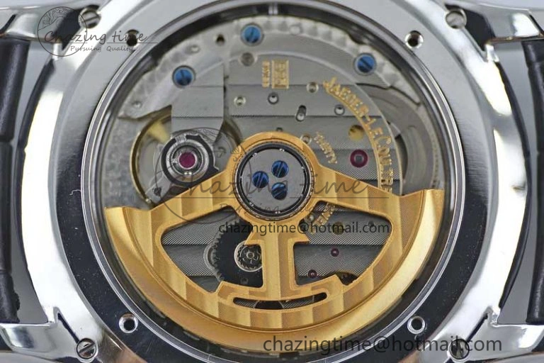 Master Ultra Thin Moon 1368420 SS Q8F 1:1 Best Edition White Dial on Black Leather Strap A Durable 7436