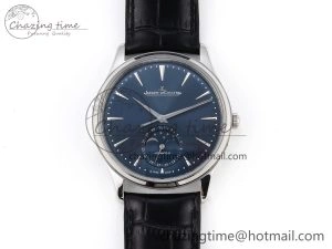 UrbanChic Master Ultra Thin Moon 1368420 SS ZF 1:1 Best Edition Blue Dial on Black Leather Strap SA925 Super Clone V 7417