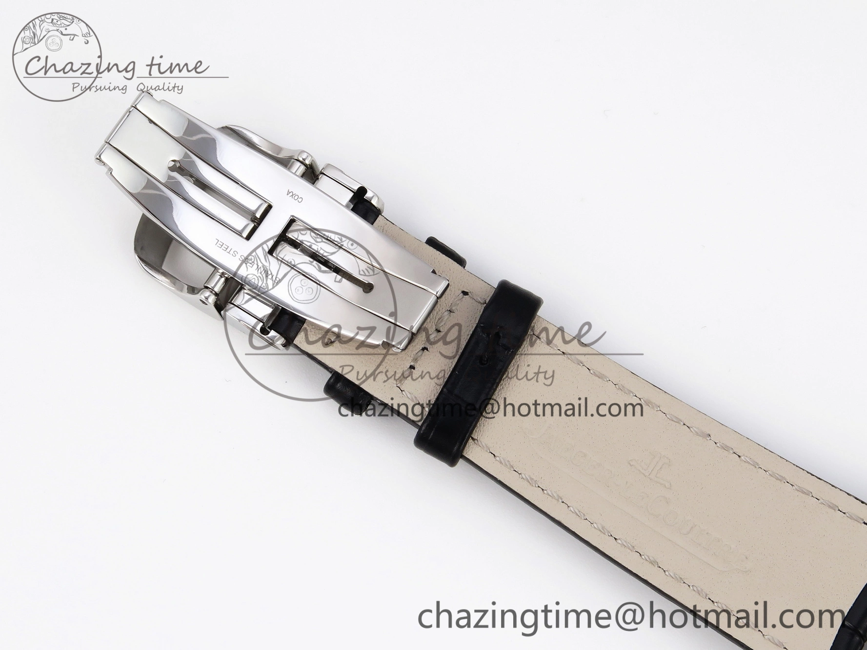 Master Ultra Thin Moon 1368420 SS ZF 1:1 Best Edition White Dial on Black Leather Strap SA925 Super Clone V Colorful 7420
