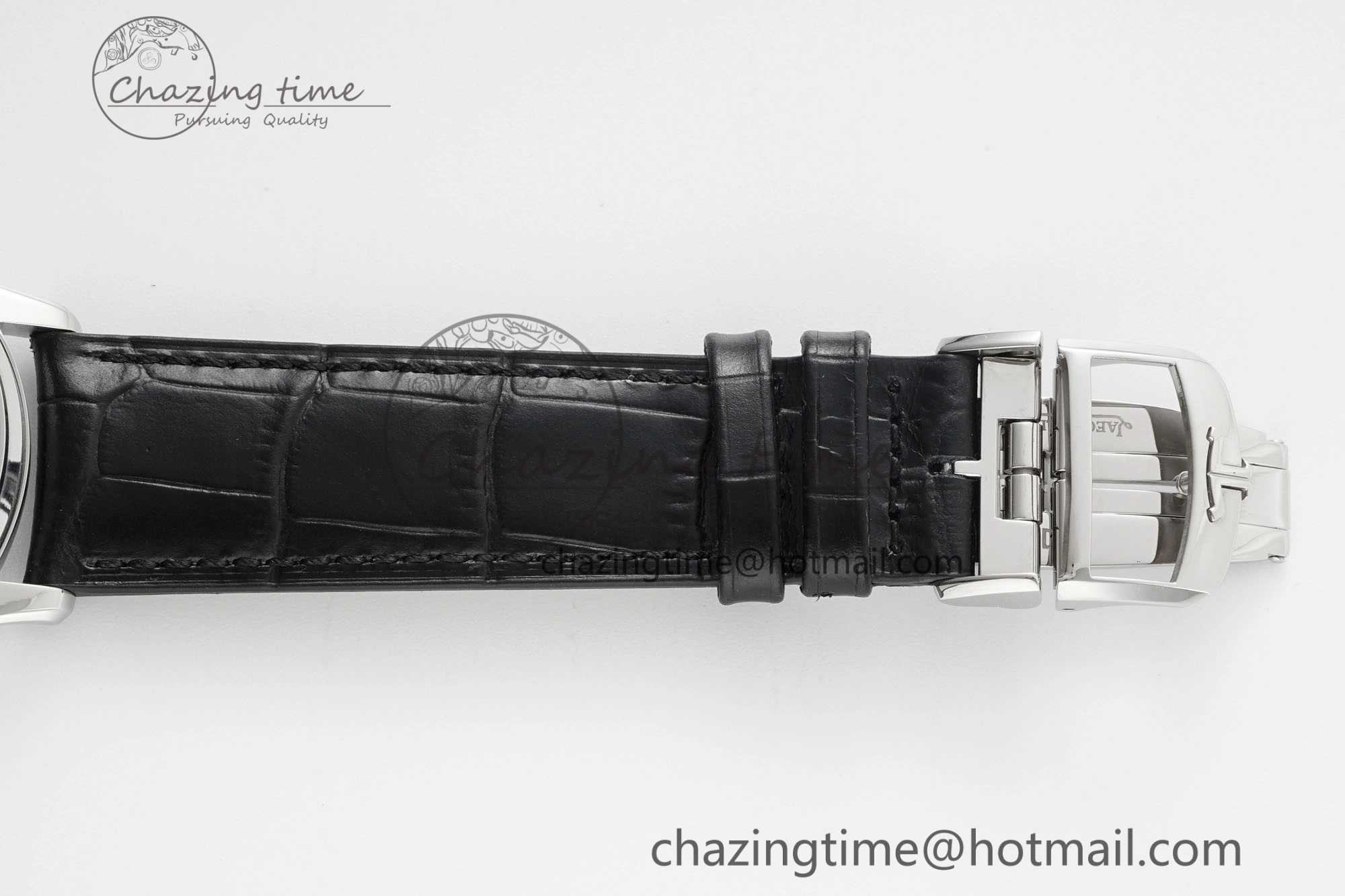 EasyMatch Master Ultra Thin Moon 1368420 SS ZF 1:1 Best Edition White Dial on Black Leather Strap V2 SA925 Super Clone 7426