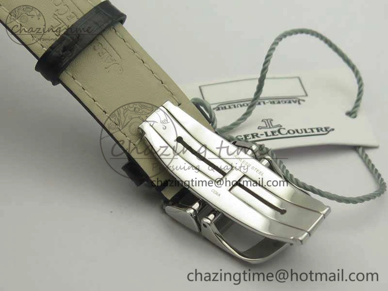 Snug Master Ultra Thin Moon 1368470 SS ZF 1:1 Best Edition Black Dial On Black Leather Strap A 7479