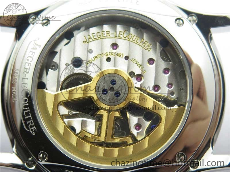 TechFriendly Master Ultra Thin Perpetual Calendar SS V9F 1:1 Best Edition White Dial on Black Leather Strap A 7450