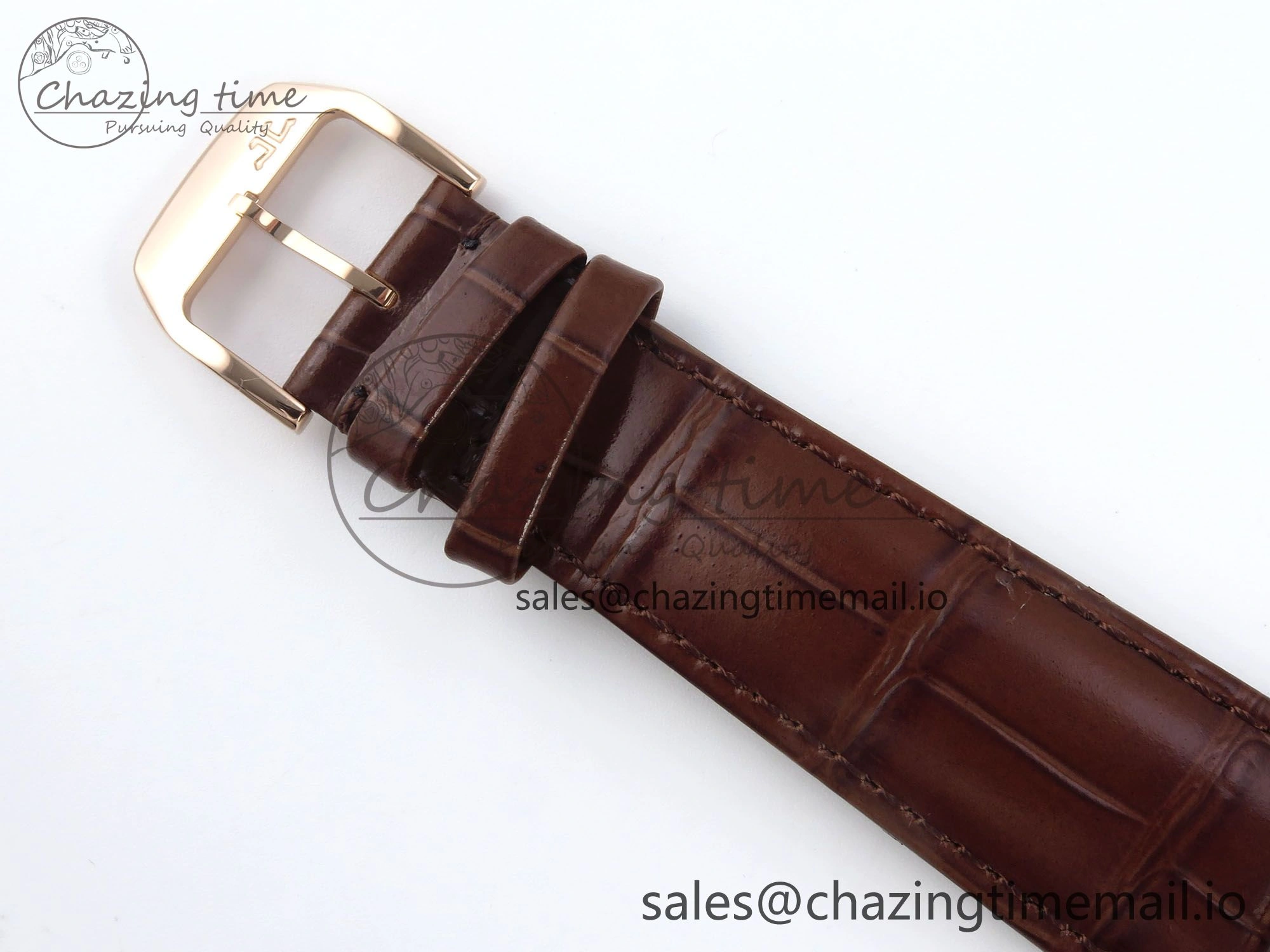 Master Ultra Thin Pert RG VRF 1:1 Best Edition White Dial on Brown Leather Strap MY9015 Mod AllSeason 7400