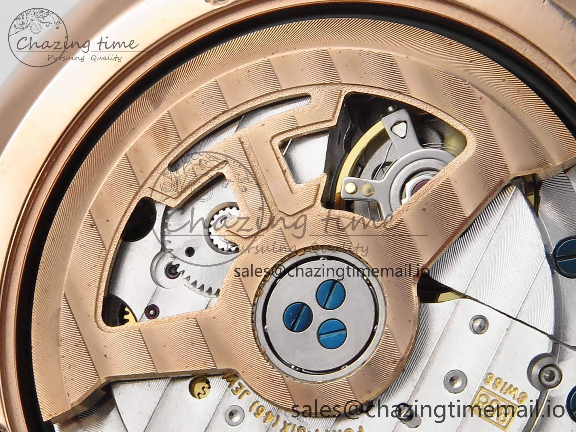 Master Ultra Thin Pert RG VRF 1:1 Best Edition White Dial on Brown Leather Strap MY9015 Mod AllSeason 7400