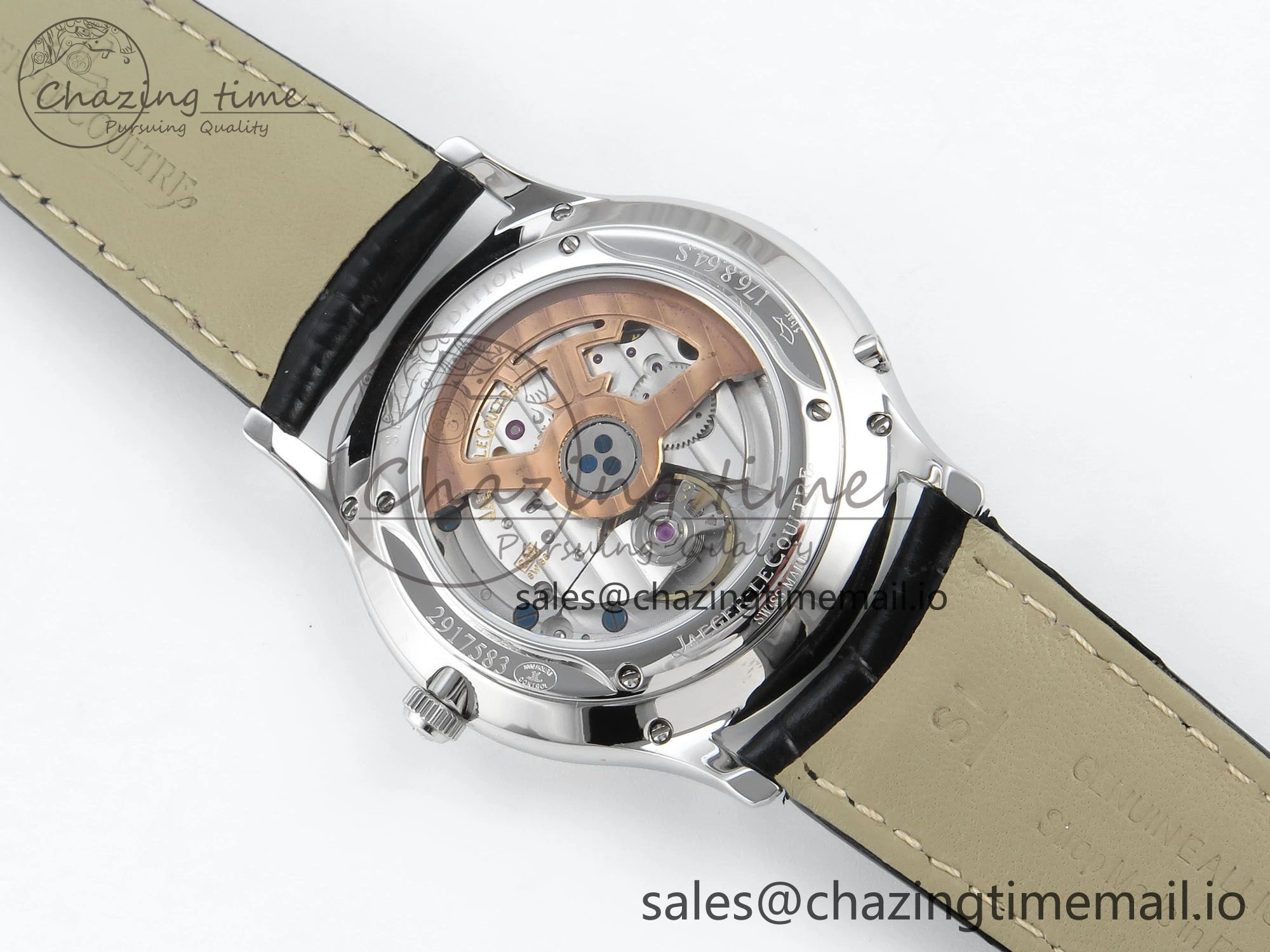 Seasonal Master Ultra Thin Pert SS VRF 1:1 Best Edition Black Dial on Brown Leather Strap MY9015 Mod 7401