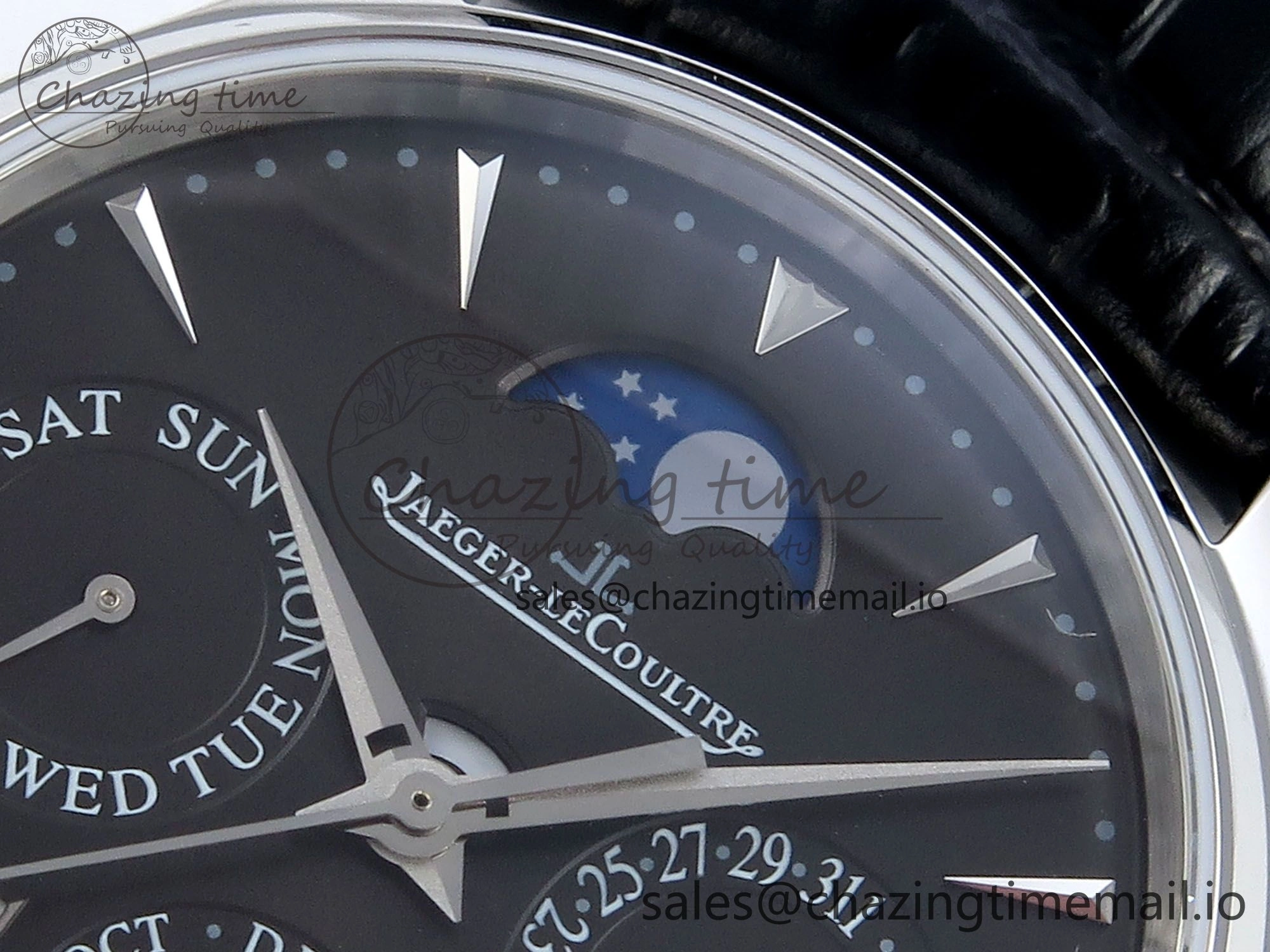 Seasonal Master Ultra Thin Pert SS VRF 1:1 Best Edition Black Dial on Brown Leather Strap MY9015 Mod 7401