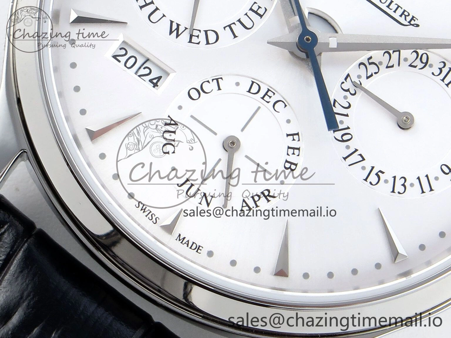 Master Ultra Thin Pert SS VRF 1:1 Best Edition White Dial on Brown Leather Strap MY9015 Mod Youthful 7402