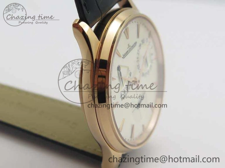 AllSeason Master Ultra Thin Reserve de Marche RG 3AF Best Edition Silver Dial On Black Leather Strap A 7500