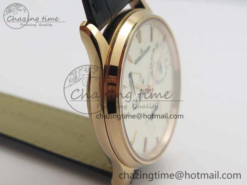 AllSeason Master Ultra Thin Reserve de Marche RG 3AF Best Edition Silver Dial On Black Leather Strap A 7500