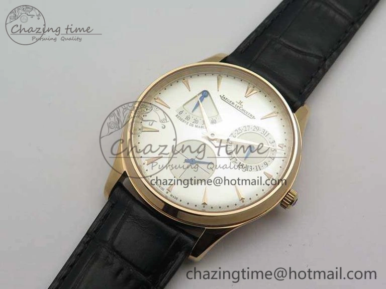 AllSeason Master Ultra Thin Reserve de Marche RG 3AF Best Edition Silver Dial On Black Leather Strap A 7500
