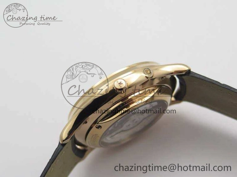 AllSeason Master Ultra Thin Reserve de Marche RG 3AF Best Edition Silver Dial On Black Leather Strap A 7500