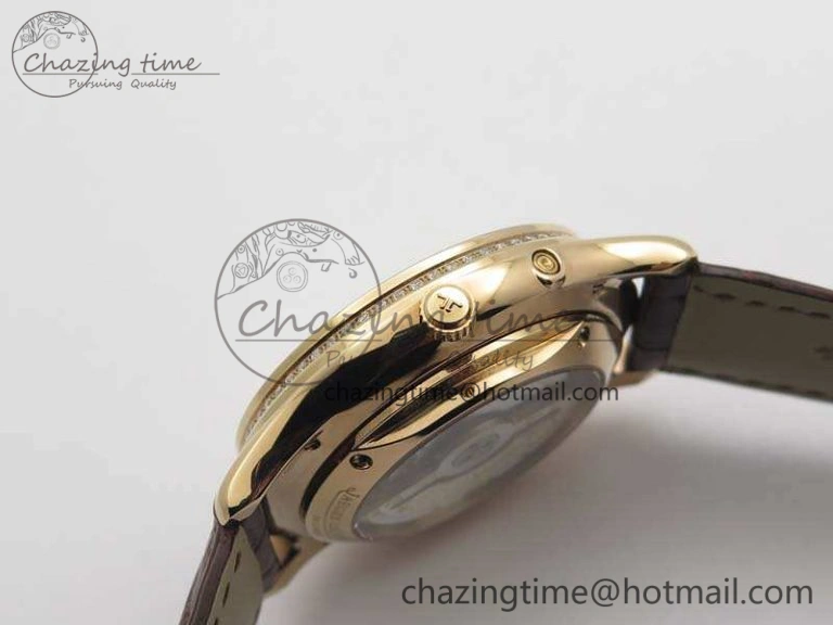 Master Ultra Thin Reserve de Marche RG 3AF Best Edition Silver Dial On Croc Leather Strap A HighQuality 7487
