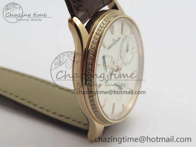 Master Ultra Thin Reserve de Marche RG 3AF Best Edition Silver Dial On Croc Leather Strap A HighQuality 7487