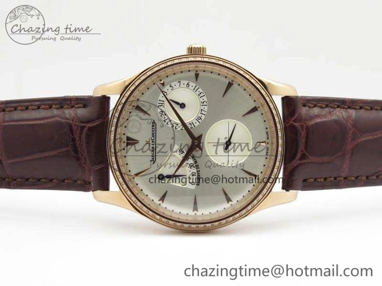 Master Ultra Thin Reserve de Marche RG 3AF Best Edition Silver Dial On Croc Leather Strap A HighQuality 7487