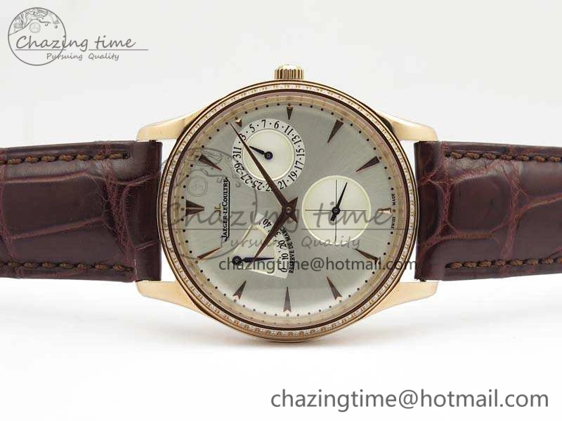 Master Ultra Thin Reserve de Marche RG 3AF Best Edition Silver Dial On Croc Leather Strap A HighQuality 7487