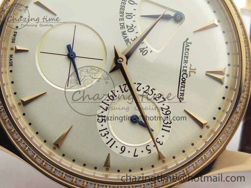 Master Ultra Thin Reserve de Marche RG 3AF Best Edition Silver Dial On Croc Leather Strap A HighQuality 7487