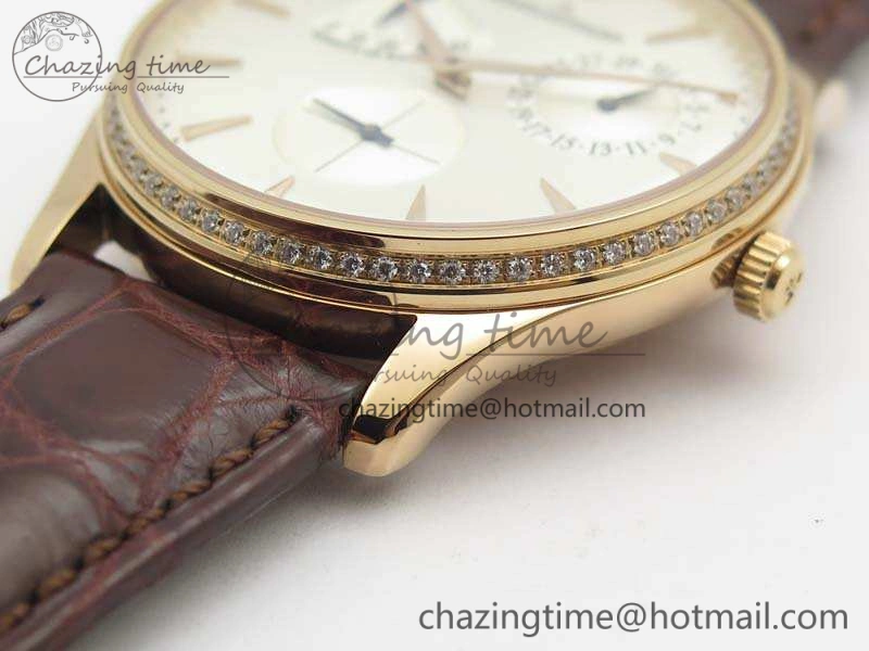 Master Ultra Thin Reserve de Marche RG 3AF Best Edition Silver Dial On Croc Leather Strap A HighQuality 7487