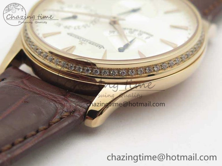 Master Ultra Thin Reserve de Marche RG 3AF Best Edition Silver Dial On Croc Leather Strap A HighQuality 7487