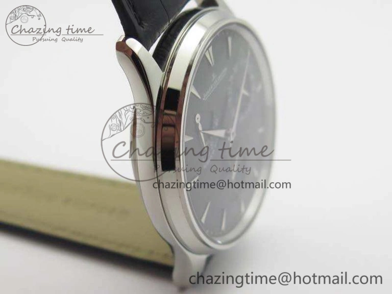 Breathable Master Ultra Thin Reserve de Marche SS 3AF Best Edition Black Dial On Black Leather Strap A 7499