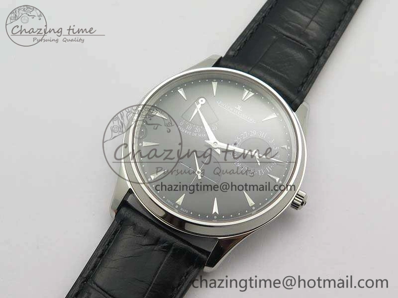 Breathable Master Ultra Thin Reserve de Marche SS 3AF Best Edition Black Dial On Black Leather Strap A 7499