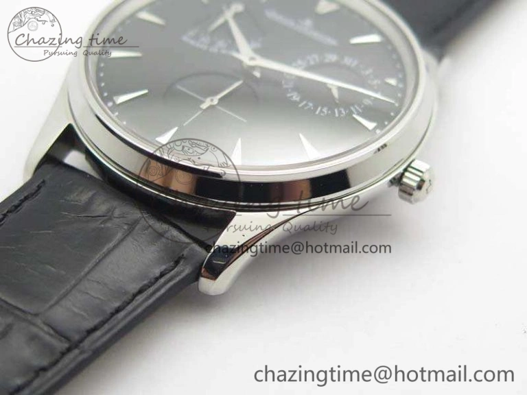 Breathable Master Ultra Thin Reserve de Marche SS 3AF Best Edition Black Dial On Black Leather Strap A 7499