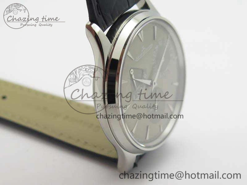 GoAnywhere Master Ultra Thin Reserve de Marche SS 3AF Best Edition Gray Dial On Black Leather Strap A 7490