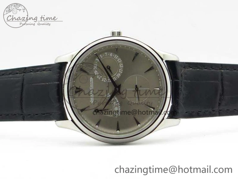 GoAnywhere Master Ultra Thin Reserve de Marche SS 3AF Best Edition Gray Dial On Black Leather Strap A 7490