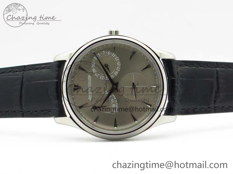 GoAnywhere Master Ultra Thin Reserve de Marche SS 3AF Best Edition Gray Dial On Black Leather Strap A 7490