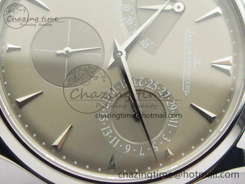 GoAnywhere Master Ultra Thin Reserve de Marche SS 3AF Best Edition Gray Dial On Black Leather Strap A 7490
