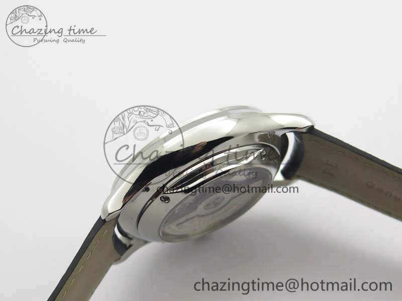 GoAnywhere Master Ultra Thin Reserve de Marche SS 3AF Best Edition Gray Dial On Black Leather Strap A 7490