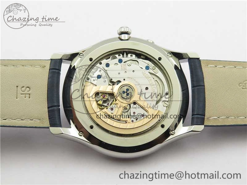 Functional Master Ultra Thin Réserve de Marche SS ZF 1:1 Best Edition Blue Dial on Blue Leather Strap A938 V 7445