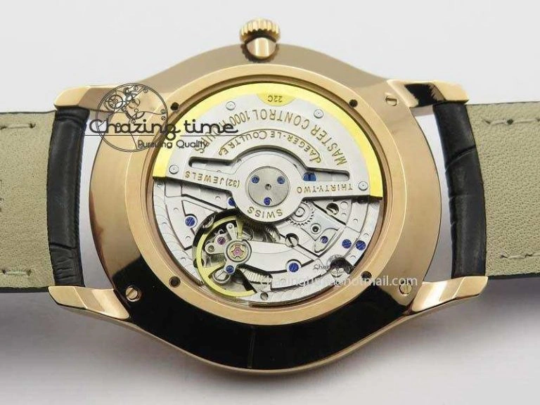 Modern Master Ultra Thin Small Second RG ZF 1:1 Best Edition Black Dial On Black Leather Strap A 7503