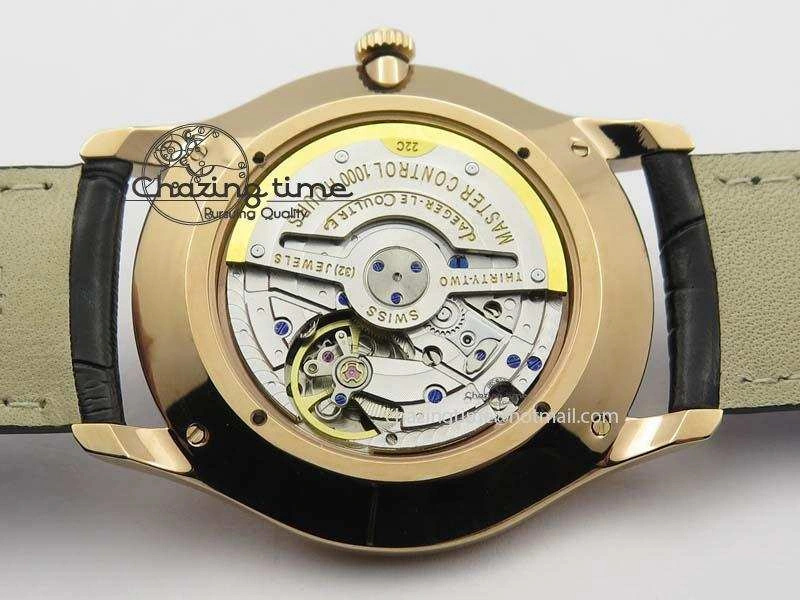 Modern Master Ultra Thin Small Second RG ZF 1:1 Best Edition Black Dial On Black Leather Strap A 7503