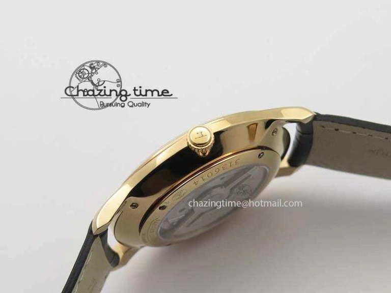 Modern Master Ultra Thin Small Second RG ZF 1:1 Best Edition Black Dial On Black Leather Strap A 7503
