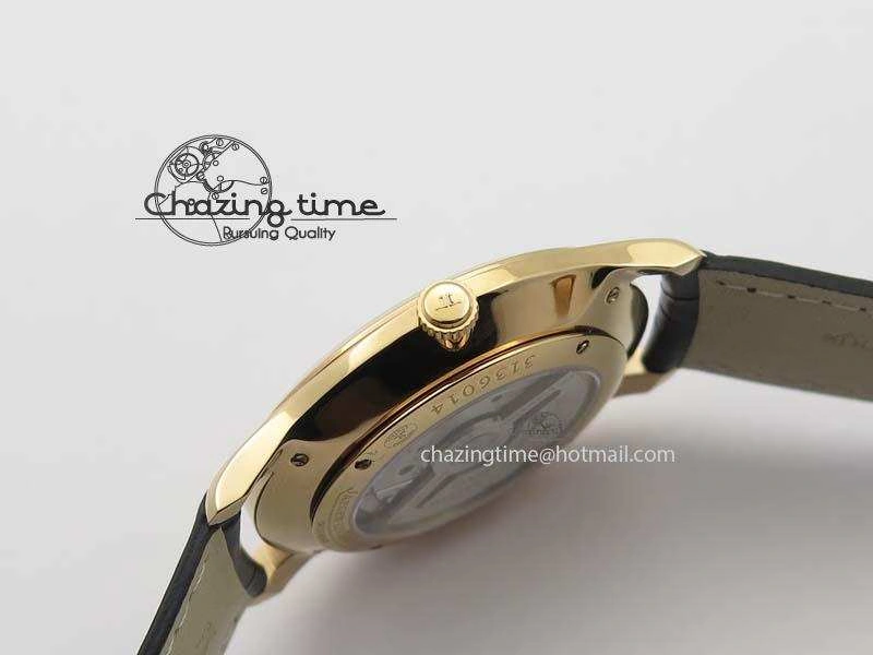 Modern Master Ultra Thin Small Second RG ZF 1:1 Best Edition Black Dial On Black Leather Strap A 7503
