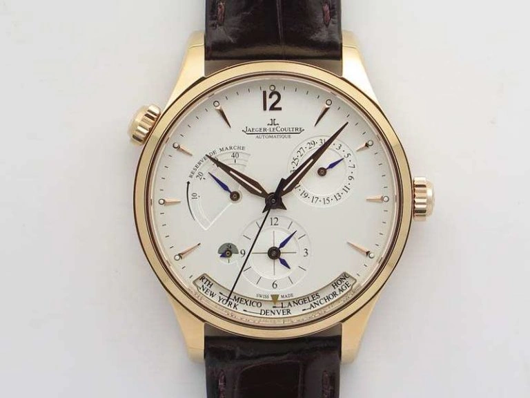 Modern Master Ultra Thin Small Second RG ZF 1:1 Best Edition Black Dial On Black Leather Strap A 7503