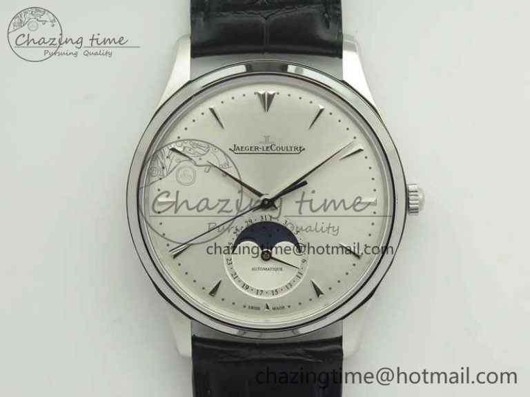 Modern Master Ultra Thin Small Second RG ZF 1:1 Best Edition Black Dial On Black Leather Strap A 7503