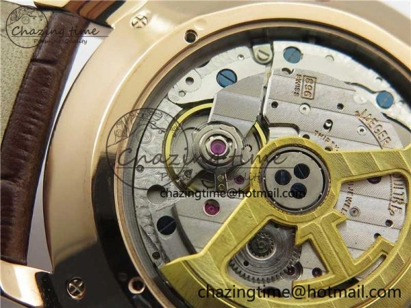 Classic Master Ultra Thin Small Second RG ZF 1:1 Best Edition White Dial on Brown Leather Strap A 7439