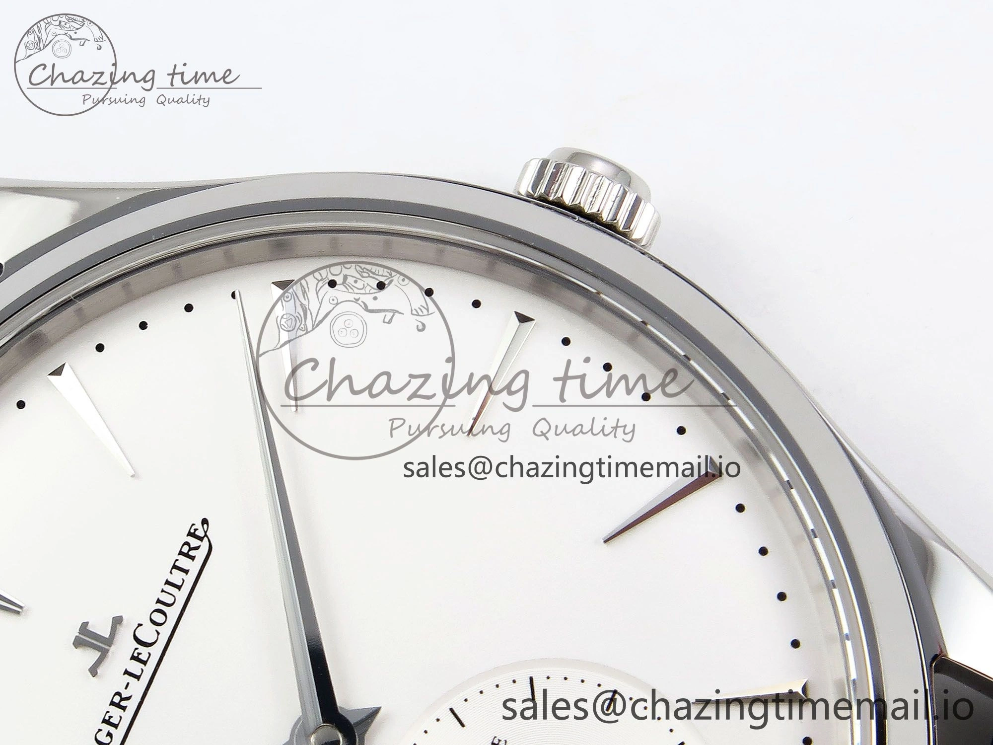 Master Ultra Thin Small Second SS APSF 1:1 Best Edition White Dial on Black Leather Strap SA896 Super Clone Seasonal 7404